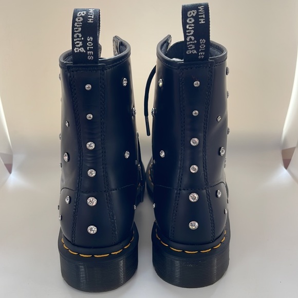 Dr. Martens x Swarovski 1460 Leather Lace up Boots. - Picture 4 of 10